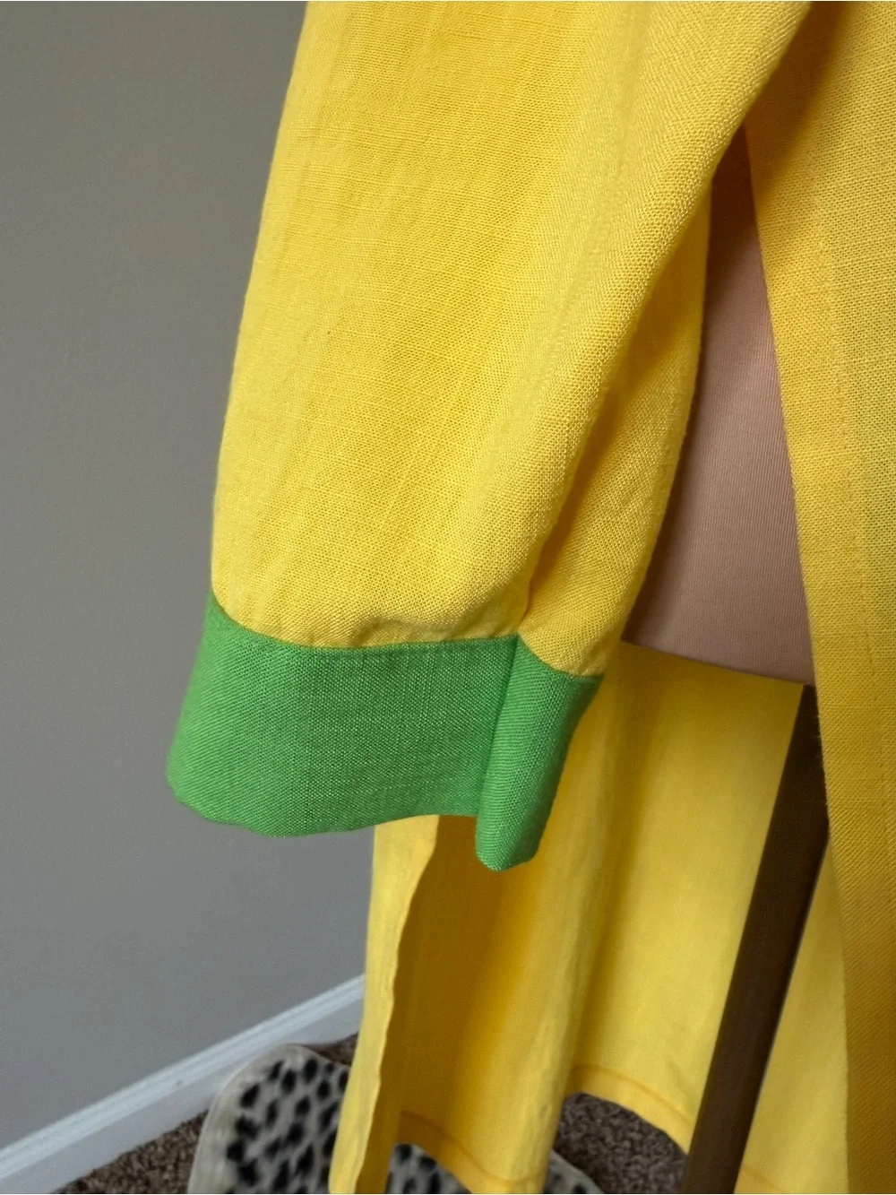 Michael Kors Bright Yellow Tunic Beach Cover Up